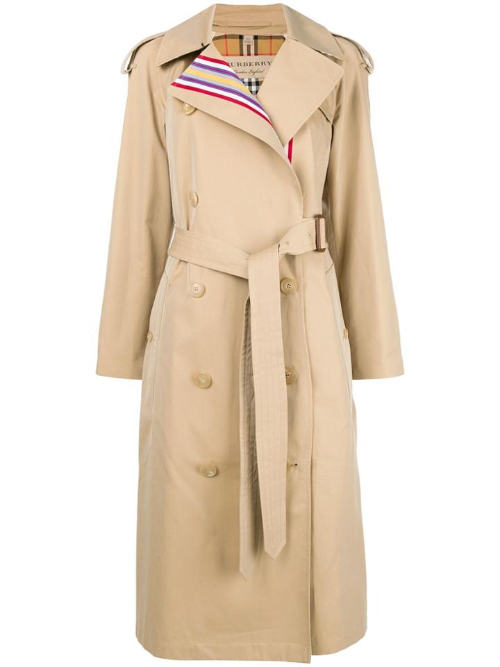Burberry Classic Belted Raincoat - Nude & Neutrals