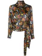 Cinq A Sept Jacqueline Paisley Top - Black