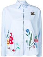 Mira Mikati Patch Shirt - Blue