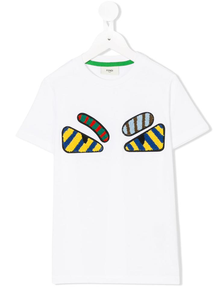 Fendi Kids - Bag Bugs T-shirt - Kids - Cotton - 12 Yrs, White