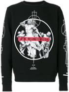 Marcelo Burlon County Of Milan - Fainu Crewneck Sweatshirt - Men - Cotton - Xs, Black, Cotton