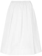 Aspesi Full Midi Skirt - White