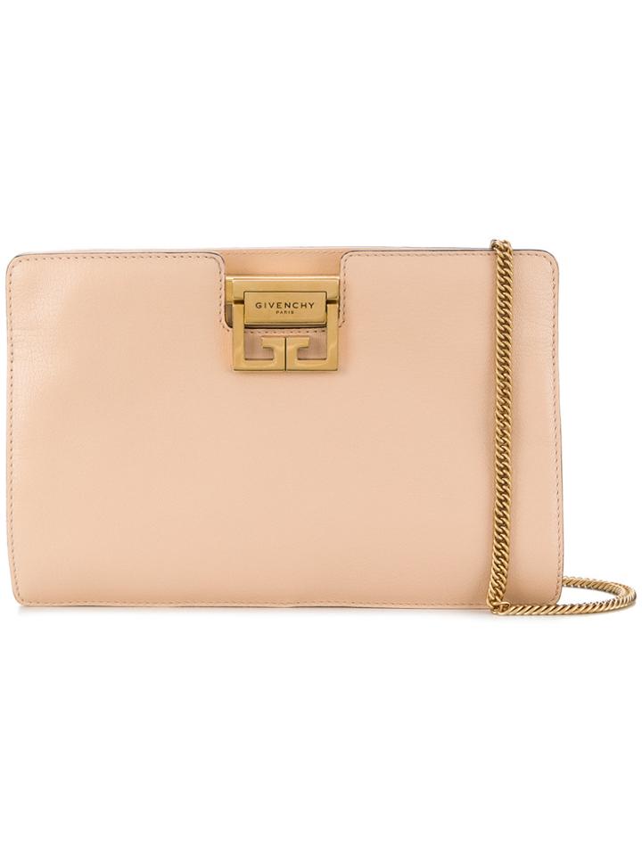 Givenchy Gv3 Clutch - Nude & Neutrals