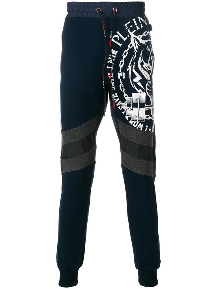 Plein Sport So No Jogging Pants - Blue