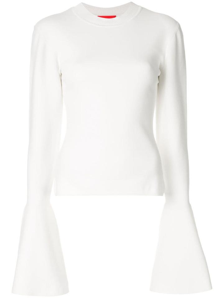 Solace London Bell-sleeve Sweater - White