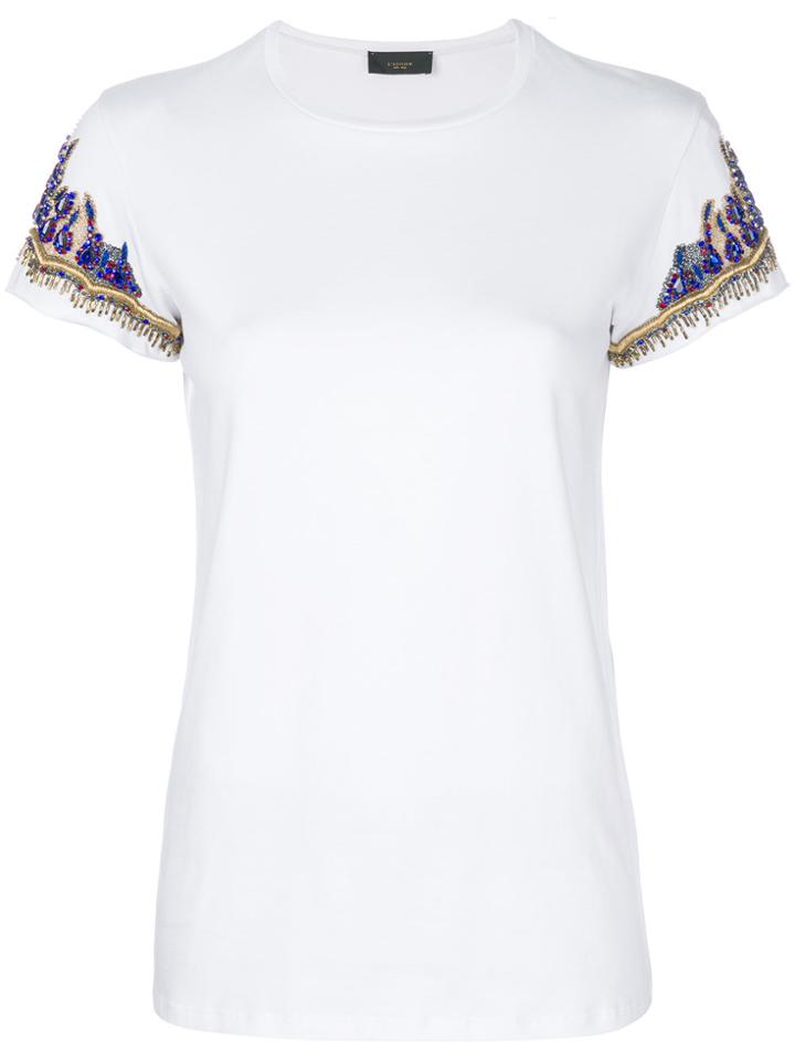 Lédition Embellished T-shirt - White
