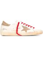 Golden Goose Deluxe Brand Super Star Sneakers, Men's, Size: 43, Nude/neutrals, Leather/cotton/rubber