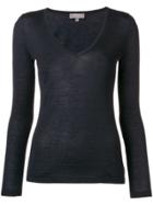 N.peal V-neck Superfine Sweater - Black