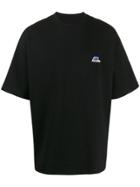 Ader Error Ae Logo-patch T-shirt - Black