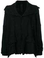 Rundholz Wide Buttoned Cardigan - Black