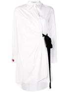Vivetta Knot Shirt Dress - White