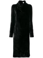 Maison Margiela Textured Mid-length Dress - Black