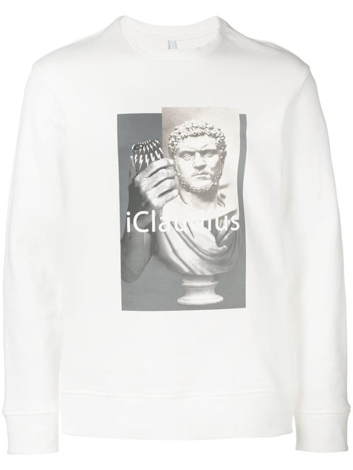 Neil Barrett I-claudius Sweatshirt - White