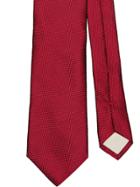 Prada Pinpoint Tie - Red