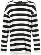 Undercover Striped Sweater - Black