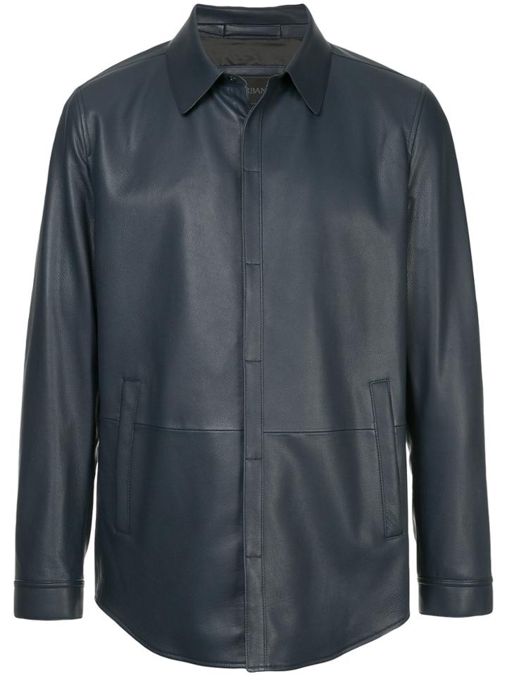 D'urban Concealed Buttoned Jacket - Blue