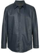 D'urban Concealed Buttoned Jacket - Blue