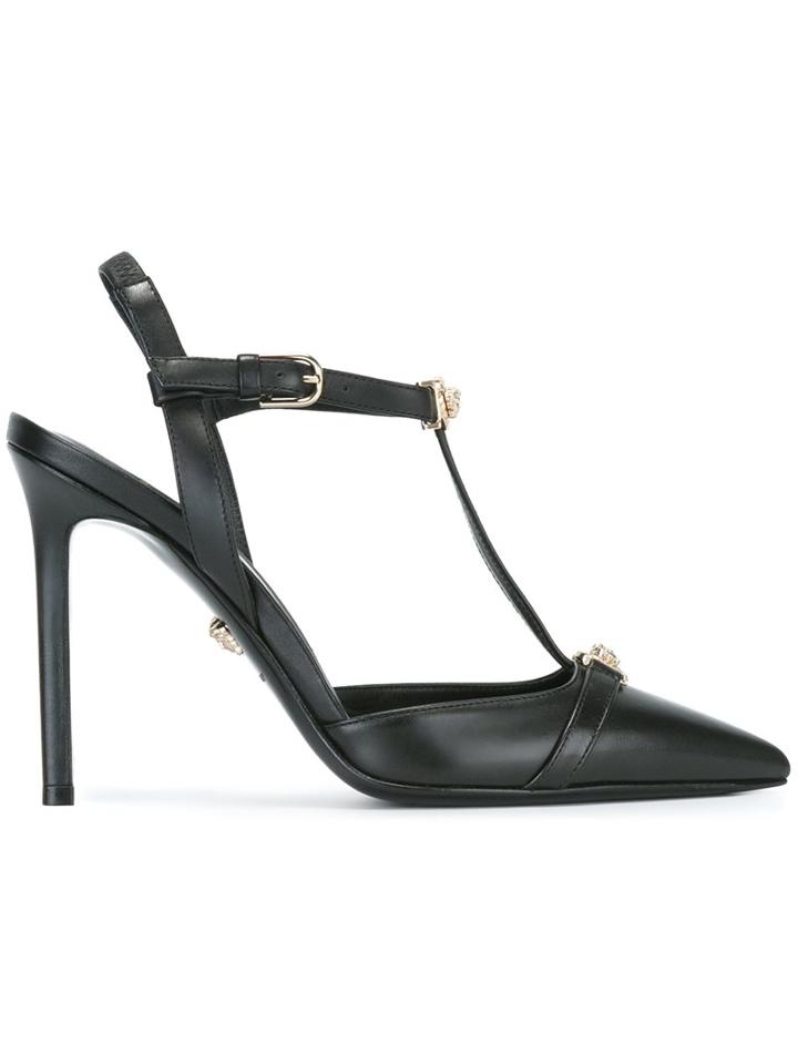Versace Signature T-strap Pumps