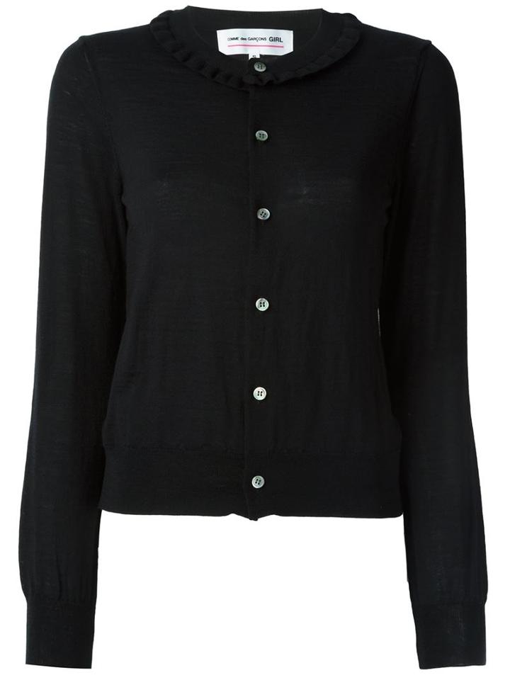 Comme Des Garçons Girl Frill Neck Cardigan