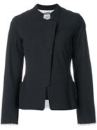 Kristensen Du Nord Mandarin Collar Blazer - Black
