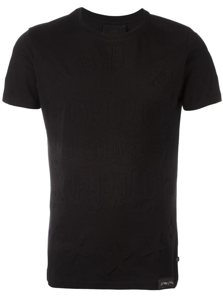 Philipp Plein Member T-shirt, Men's, Size: Large, Black, Cotton