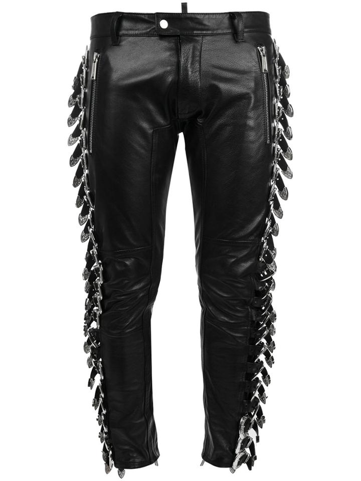 Dsquared2 Buckle Embellished Trousers - Black