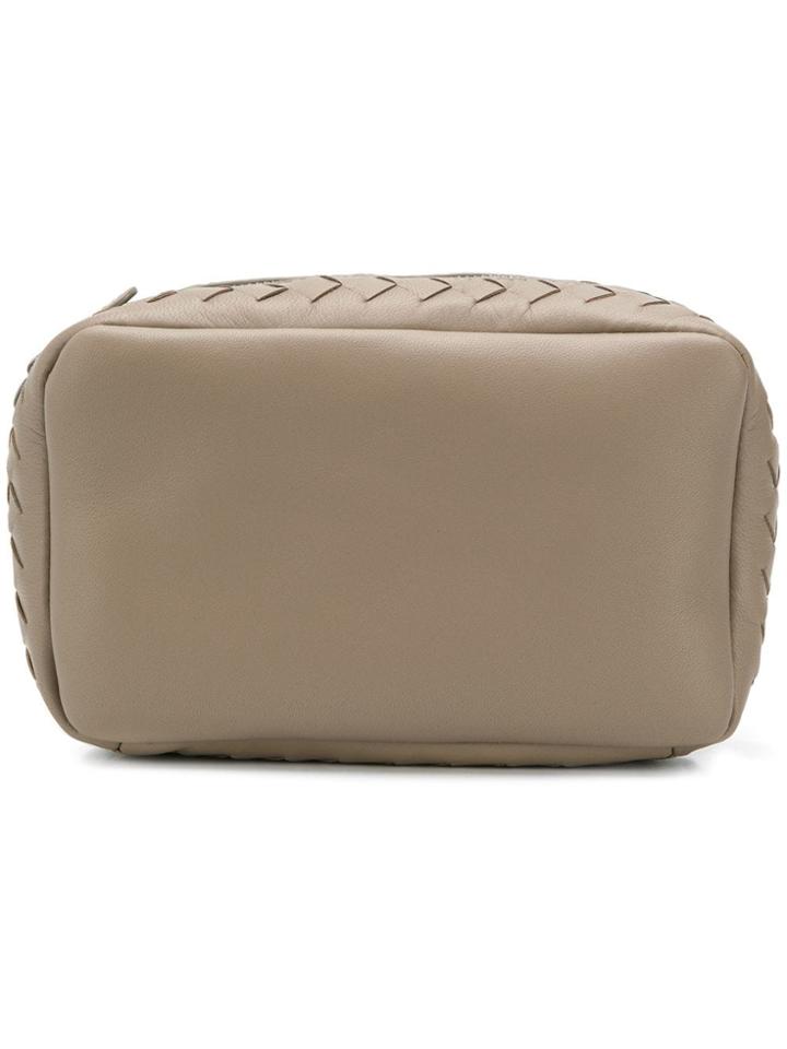 Bottega Veneta Small Makeup Bag - Grey