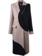 Msgm Dotted Coat, Women's, Size: 42, Pink/purple, Viscose/wool/polyamide