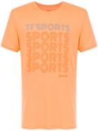 Track & Field Sports Print T-shirt - Yellow & Orange