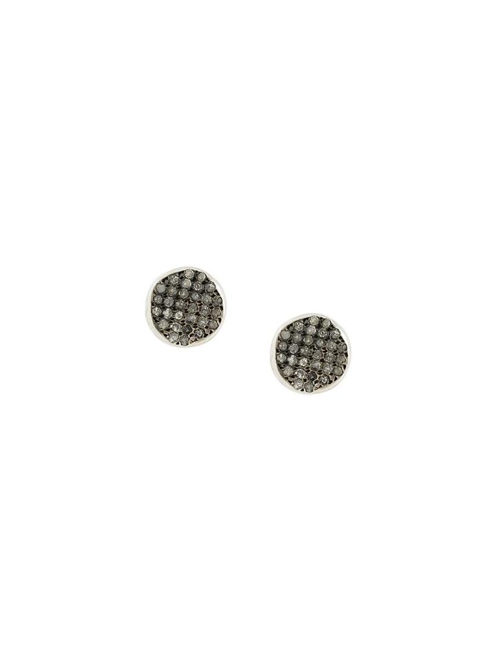 Multiple Stone Earrings, Women's, Metallic, Rosa Maria