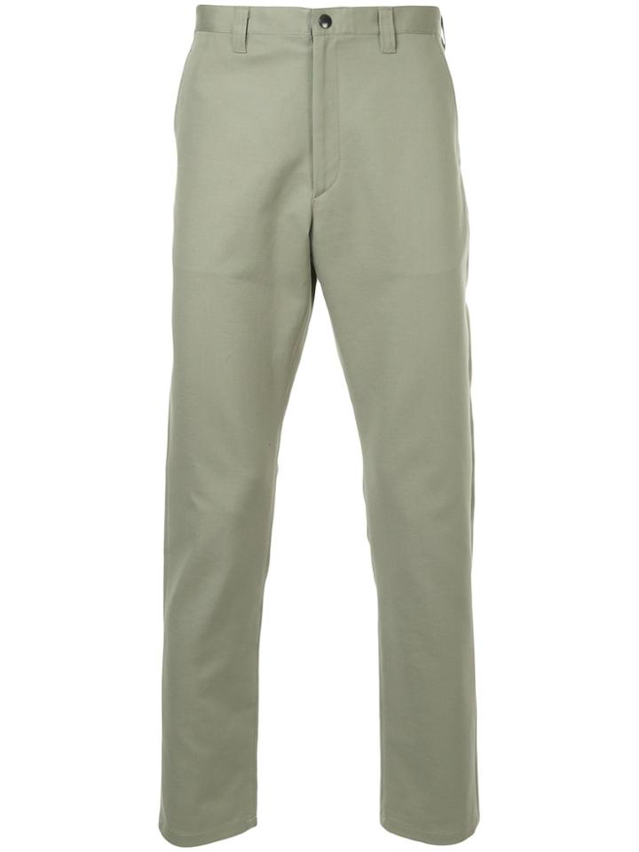 N. Hoolywood Slim Leg Trousers - Green