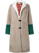 Saks Potts Shearling Coat, Women's, Size: 2, Brown, Sheep Skin/shearling/polyester