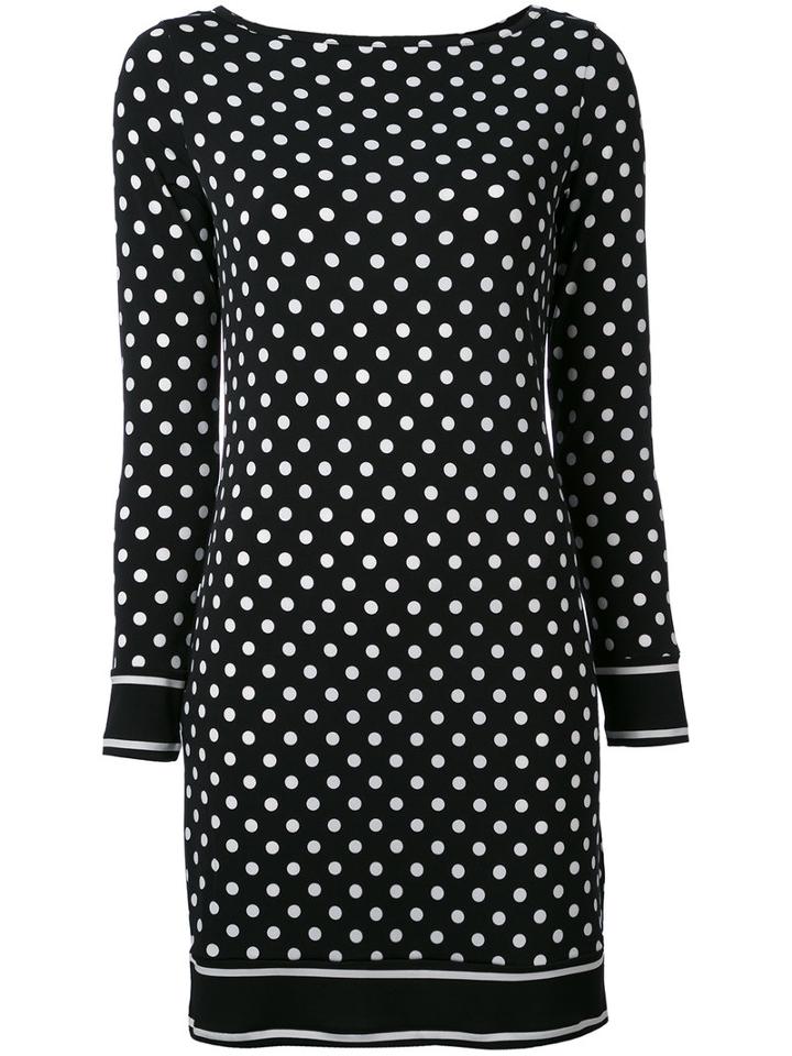 Michael Michael Kors - Polka-dot Dress - Women - Polyester/spandex/elastane - S, Black, Polyester/spandex/elastane