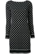 Michael Michael Kors - Polka-dot Dress - Women - Polyester/spandex/elastane - S, Black, Polyester/spandex/elastane