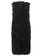 Proenza Schouler Sleeveless Lamb Fur Coat