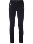 Michael Michael Kors Skinny Trousers, Women's, Size: 12, Blue, Cotton/spandex/elastane