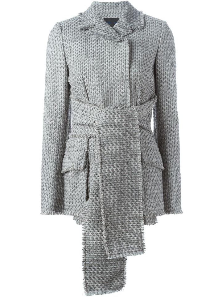 Proenza Schouler Woven Belted Jacket