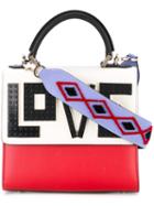 Les Petits Joueurs - 'micro Alex Black Widow' Bag - Women - Leather/acrylic - One Size, Pink/purple, Leather/acrylic
