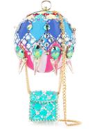 Manish Arora - Embellished Clutch Bag - Women - Acetate - One Size, Blue, Acetate