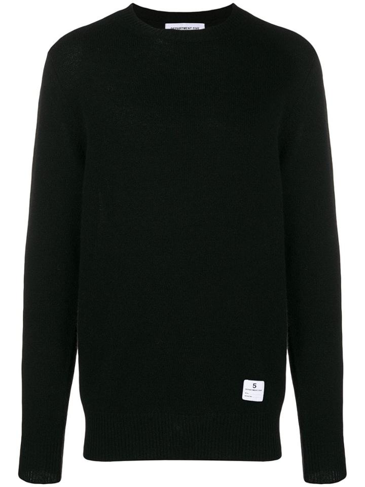 Department 5 Crew Neck Jumper - Black