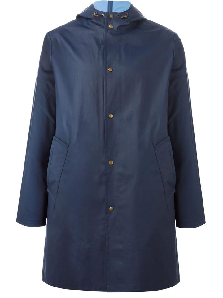 Ami Alexandre Mattiussi Classic Hooded Raincoat