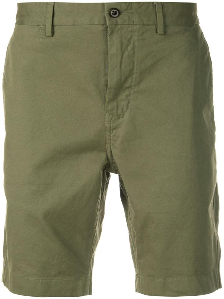 Alex Mill Classic Wash Chino Shorts - Green