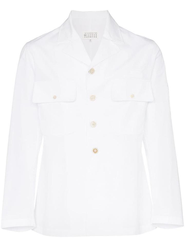 Maison Margiela Military-style Shirt - White