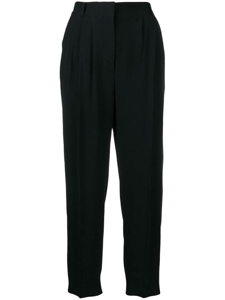 Alexander Mcqueen High-waist Trousers - Black