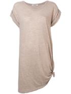 Humanoid Long-line Knit Top - Nude & Neutrals