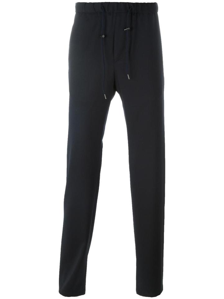 Emporio Armani Drawstring Track Pants - Blue
