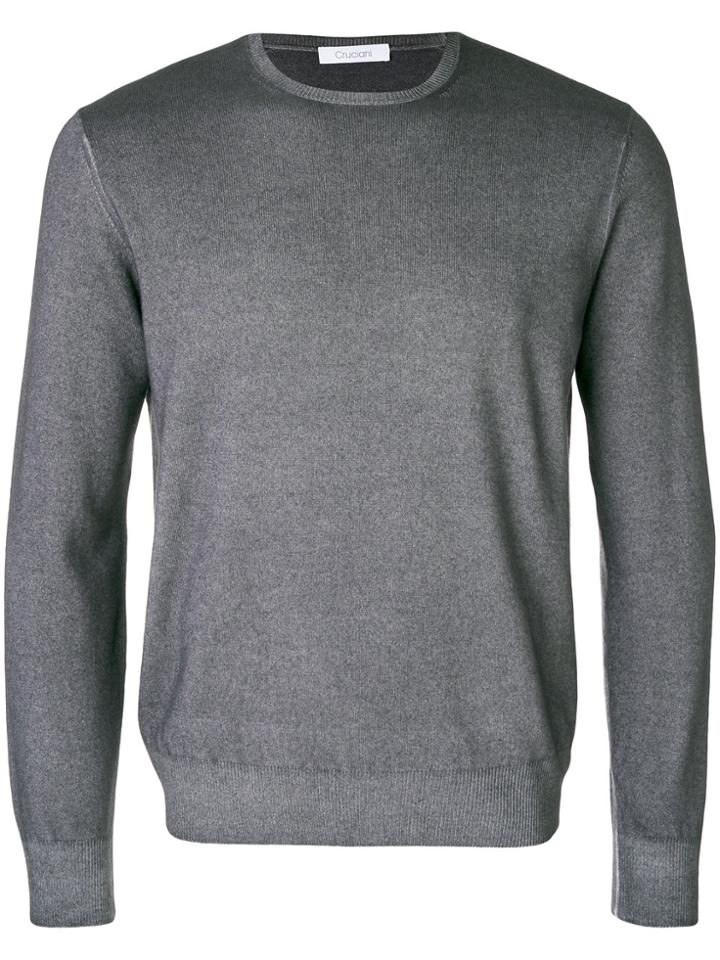 Cruciani Crew Neck Pullover - Grey