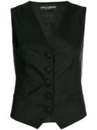 Dolce & Gabbana Button-up Waistcoat - Black