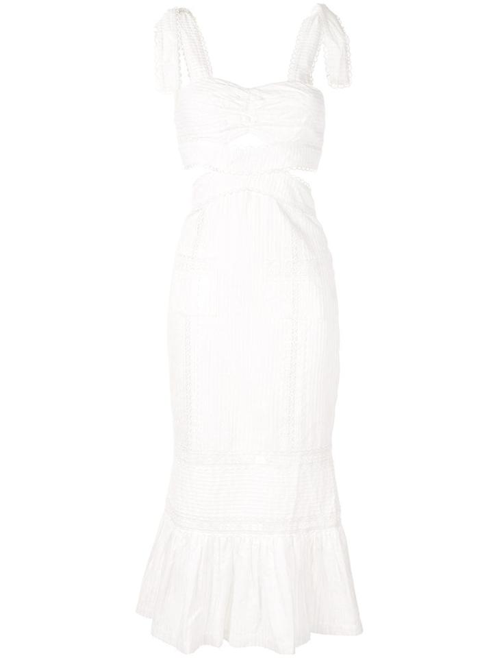 Alice Mccall 'a Foreign Affair' Midi Dress - White