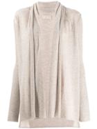 Zadig & Voltaire Open Front Cardigan - Neutrals